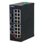 Comprar Dahua HS3220-16GT-190 Switch Hardened POE 16 Puertos Gigabit (2RJ45+2SFP) Uplink Gigabit 190w No_manejable LAYER2 - Gang