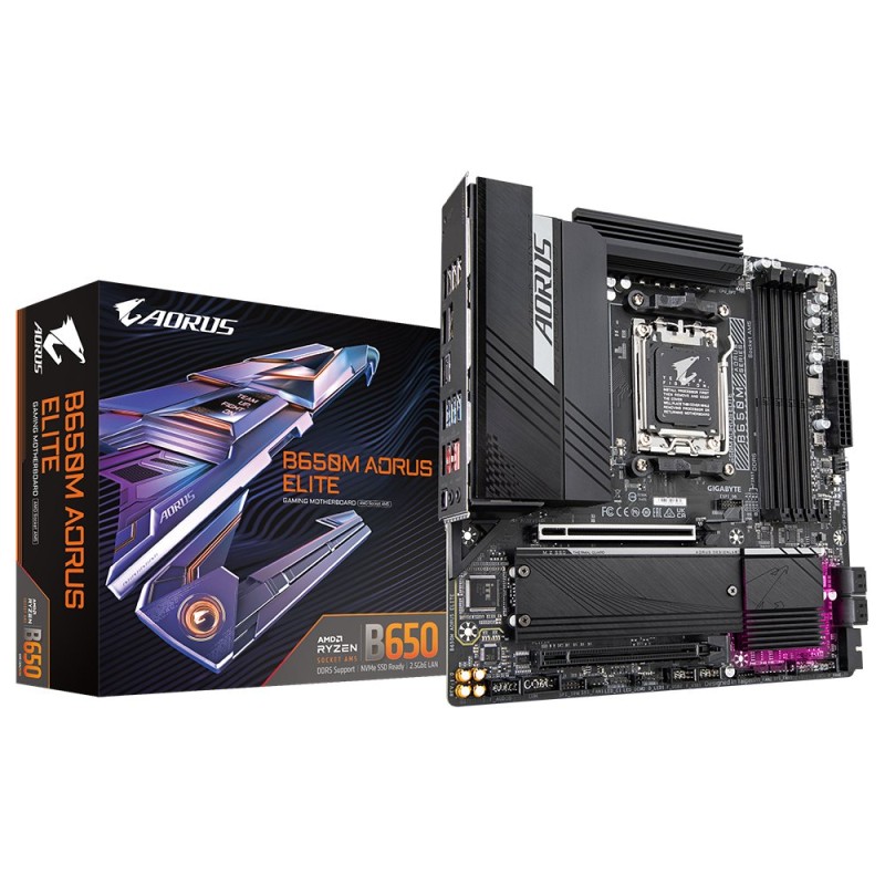 Comprar Gigabyte Placa Base Ga-B650m-Aorus Elite (Am5) (D) B650m-Aorus Elite - Ganga Electrónica