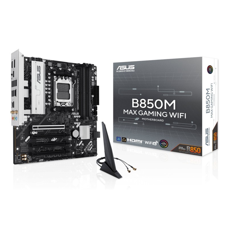 Comprar Placa Base Asus B850m Max Gaming Wifi Amd B850 Zócalo Am5 Micro Atx - Ganga Electrónica