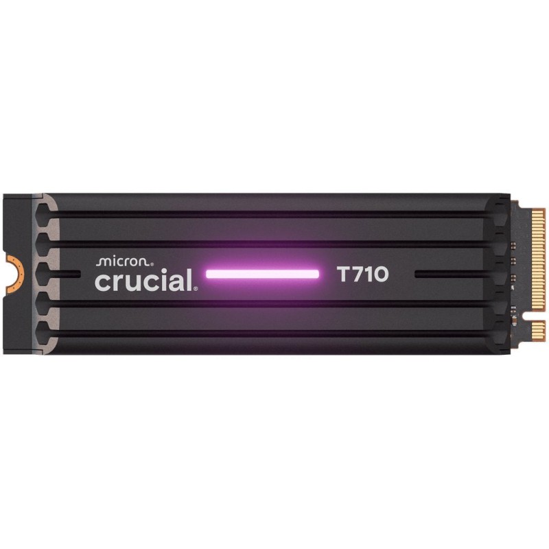 Comprar Crucial Disco Ssd Dysk T710 2tb M.2 Nvme 2280 Pcie 5.0 14500/13800 Radiator Ct2000t710ssd5 - Ganga Electrónica