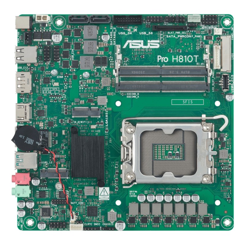 Comprar Placa Base Asus Pro H810t-Csm Intel H810 Lga 1851 (Socket V1) Mini Itx 90mb1lgm-M0eayc - Ganga Electrónica