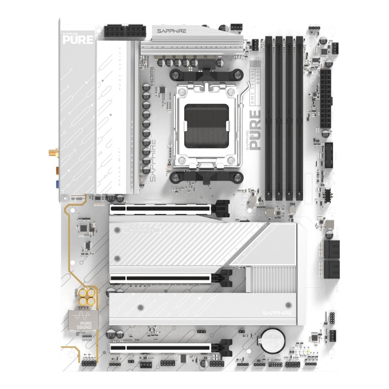 Comprar Placa Base Sapphire Pure B850a Wifi 7 Amd B850 Zócalo Am5 Atx - Ganga Electrónica