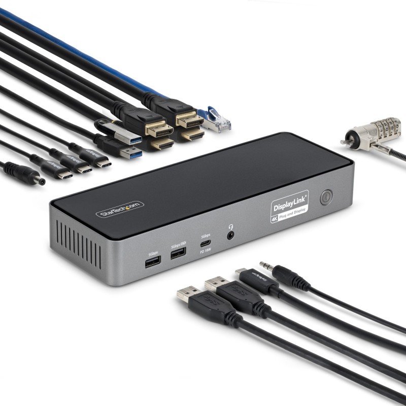 Comprar Startech Triple-Monitor Docking Station Accs - Ganga Electrónica