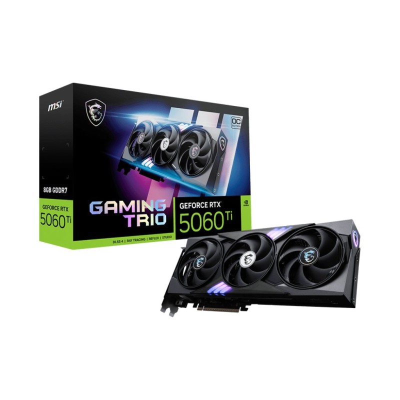 Comprar Tarjeta Grafica Msi Geforce Rtx 5060 Ti 8g Gaming Trio Oc - Ganga Electrónica