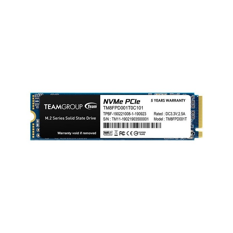 Comprar Disco Ssd Teamgroup Mp33 Pro 1tb Pcie Gen3 X4 Nvme M.2 2100/1700 Mb/S - Ganga Electrónica