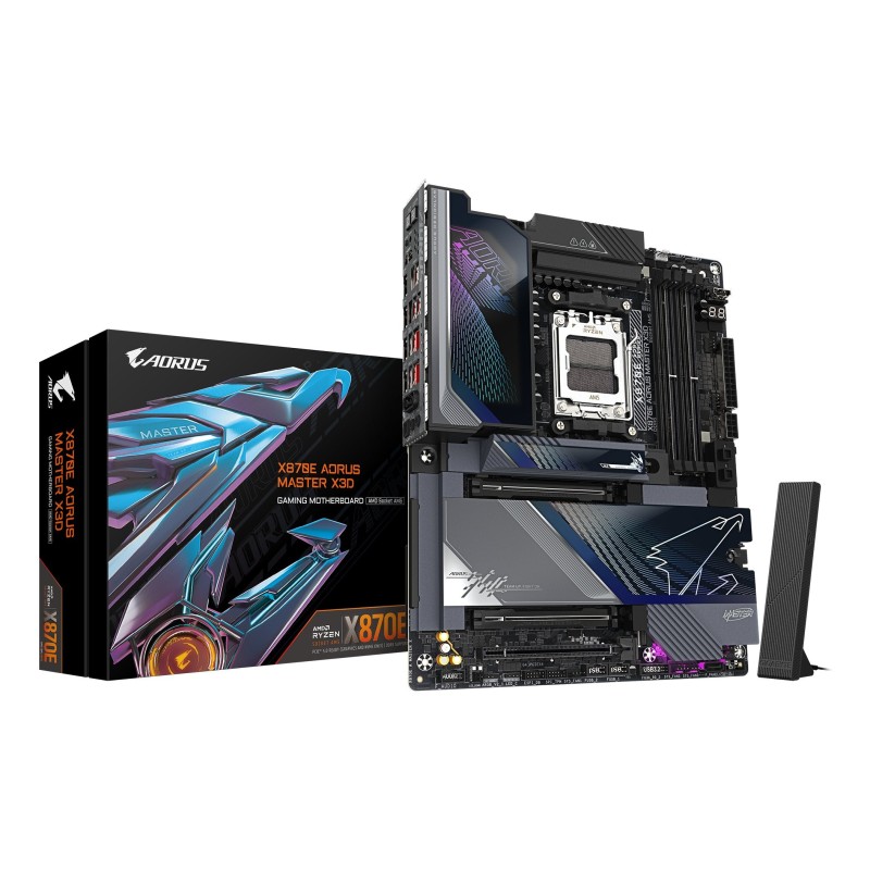 Comprar Gigabyte X870e Aorus Mamer X3d X870,Am5,Atx,Ddr5 - Ganga Electrónica
