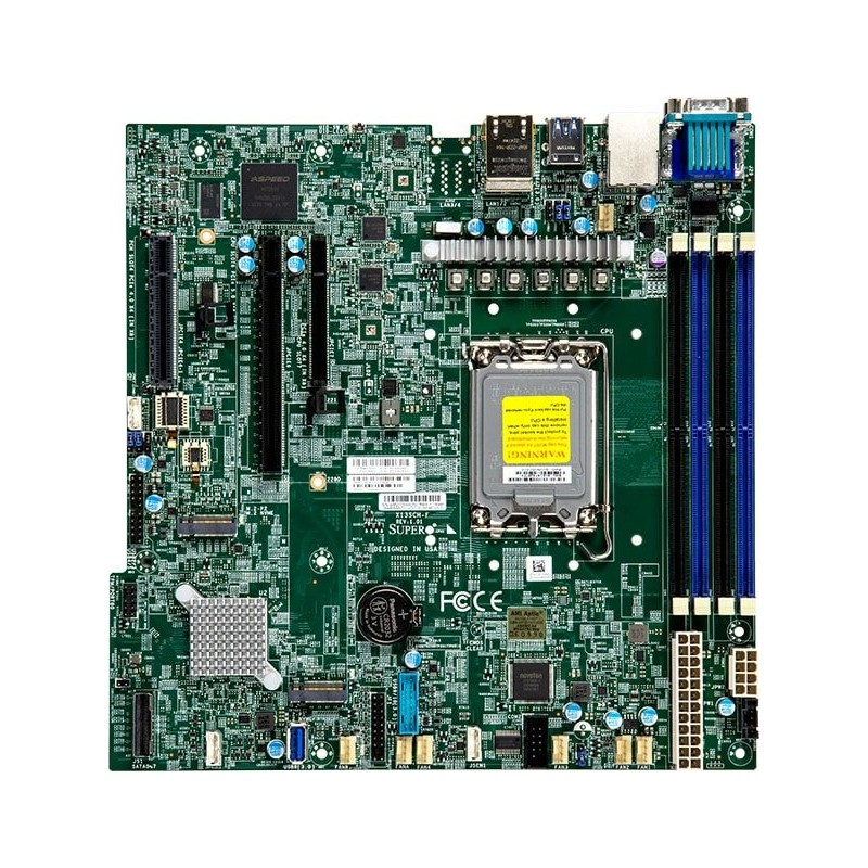 Comprar Supermicro Placa Base X13sch-F Micro-Atx Socket 1700 Ddr5-Only Bulk - Ganga Electrónica
