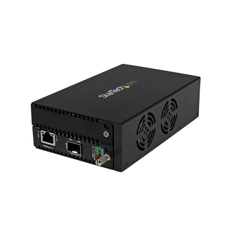 Comprar Startech.Com Conversor De Medios Ethernet De Cobre A Fibra De 10 Gigabits Gestionado Con Sfp+ Abierto Conversor De Sopor