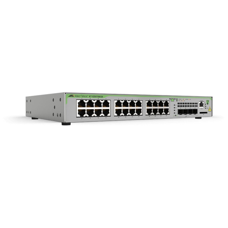 Comprar Allied Tel. Switch 24x Ge At-Gs970m/28 24x 1gbit-T+4x Sfp - Ganga Electrónica