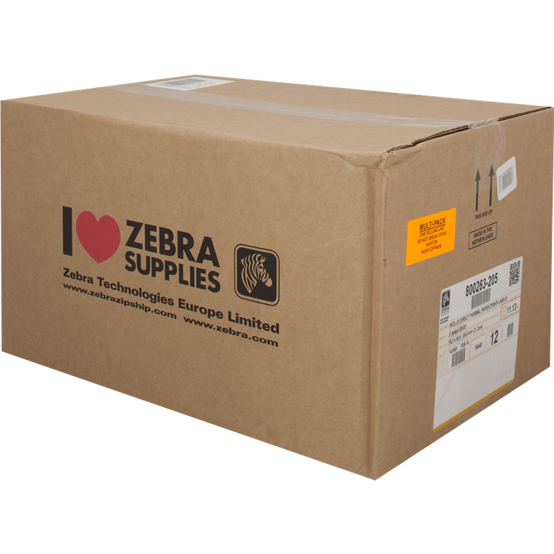 Comprar Zebra Etiquetas 800263-205 12pck Z-Select 12 Rollos, Termo, 2000d, 76x51 Mm, 1370 Et./Rollo - Ganga Electrónica