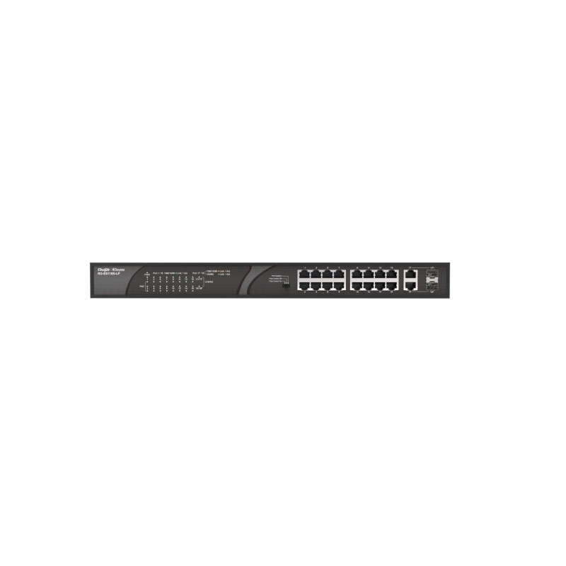 Comprar Ruijie networks Reyee 16-Port 100mbps + 2 Gigabit Rj45/Sfp Combo Ports, 16 Of The Ports Support Poe/Poe+ Power Supp - Ga