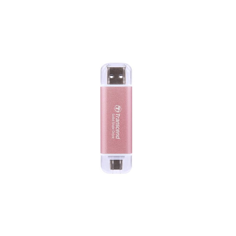 Comprar Transcend Esd310p 512gb External Ssd Usb 10gbps Type C A Pink - Ganga Electrónica