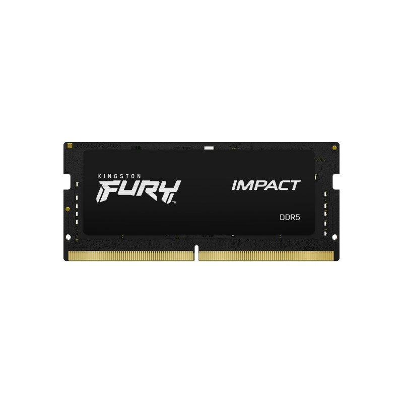 Comprar Memoria Kingston Fury Impact 16gb Ddr5 6000 So-Dimm Cl38 Xmp Kf560s38ib-16 - Ganga Electrónica
