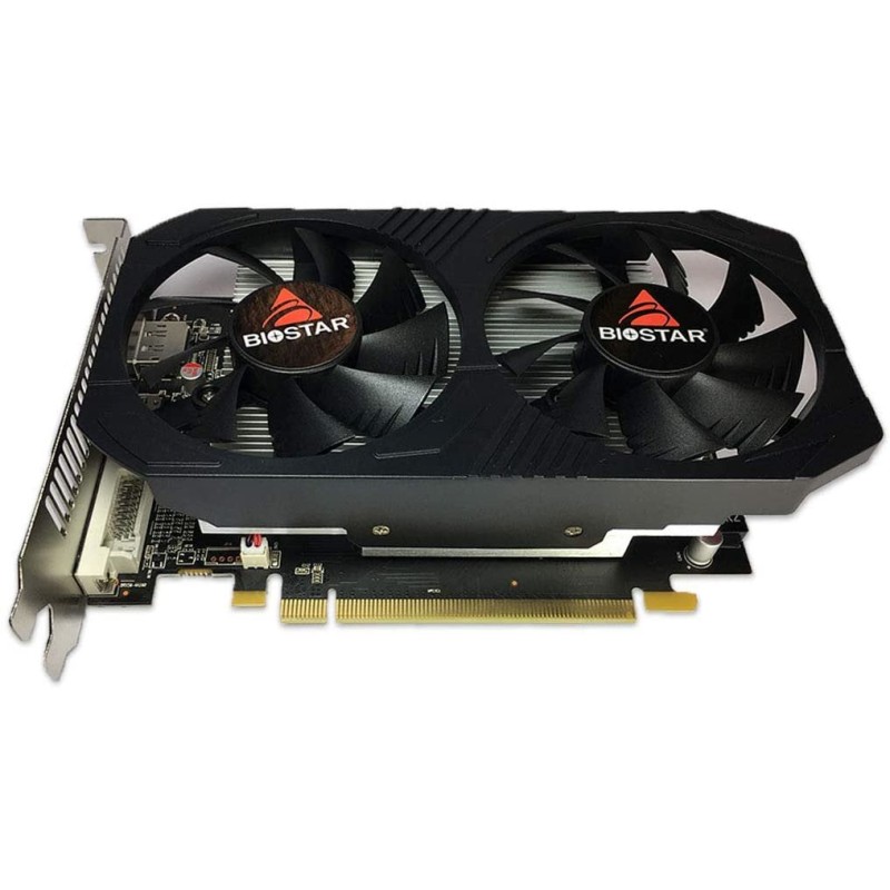 Comprar Vga Biostar Radeon Rx560 Dual Cooling 4gb Ddr5 1175mhz Pci 3.0 Dvi Hdmi Displayport - Ganga Electrónica
