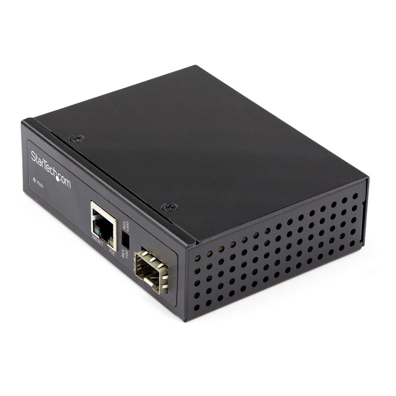 Comprar Startech.Com Conversor De Medios Ethernet Industrial Poe+ De Fibra A Ethernet De 60w - Convertidor Sfp A Rj45 De Fibra I