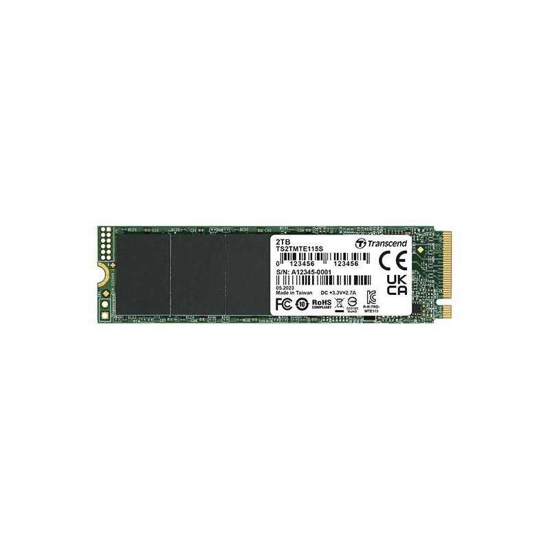 Comprar Disco Ssd 2tb Transcend M.2 Mte115s M.2 2280 Pcie Gen3 X4 Nvme - Ganga Electrónica