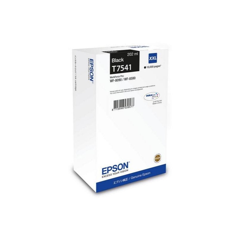 Comprar Tinta Epson Negro C13t75414n T7541 Xxl 10000 Copias 202ml - Ganga Electrónica