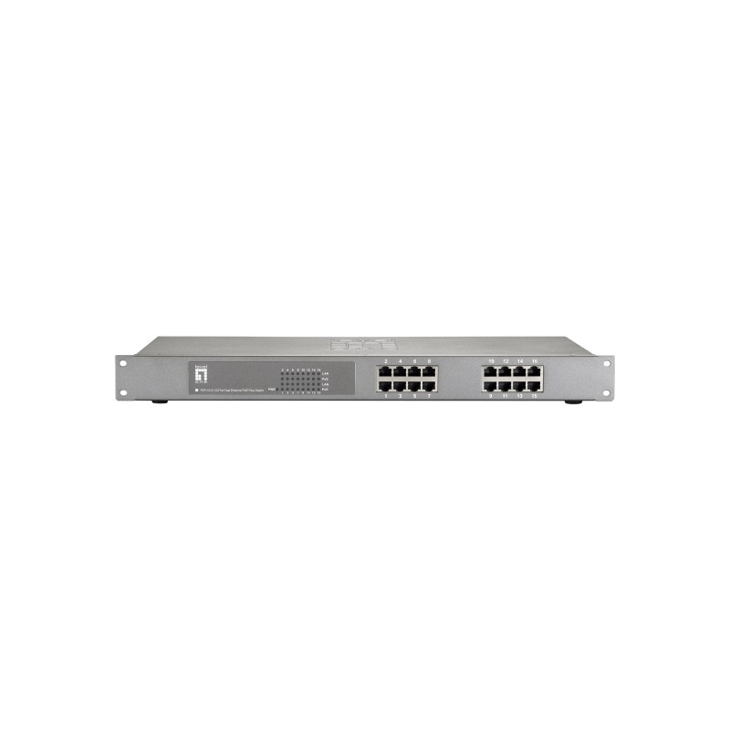 Comprar Levelone Switch 16x Fe Fep-1612w380 19" 380w 16xpoe+ - Ganga Electrónica
