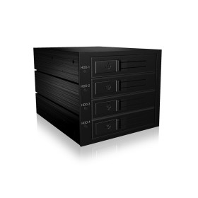 Comprar Backplane Icybox 4x3.5" Sata/Sas Hdd/Ssd a 3x 5.25" Bay Retail - Ganga Electrónica