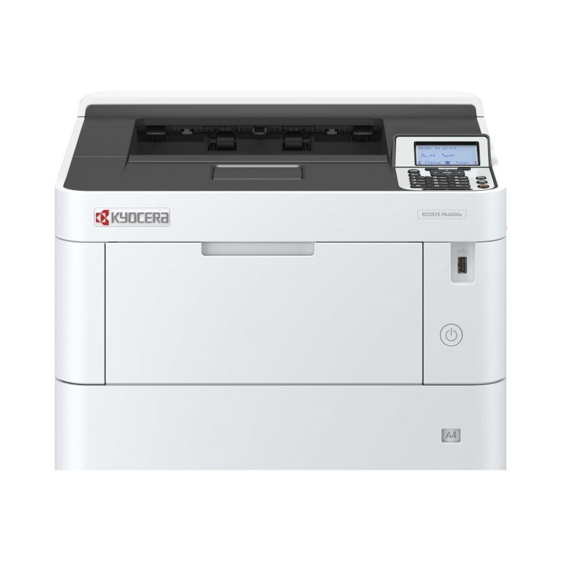 Comprar Impresora Láser Kyocera Ecosys Pa4500x (Incl. 3 Años Kyocera Life Plus), (Gris/Negro, Usb, Lan) - Ganga Electrónica