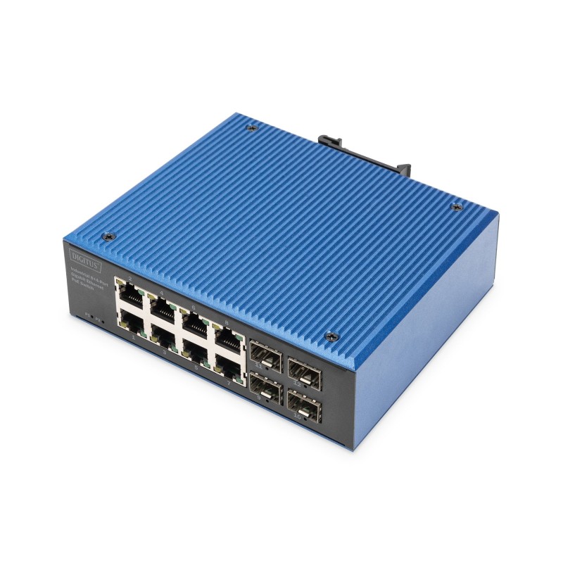 Comprar Digitus Switch Gigabit Ethernet Poe Industrial De 8+4 Puertos - Ganga Electrónica