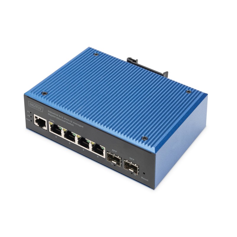 Comprar Digitus Switch Gigabit Ethernet Industrial L2 De 4+2 Puertos, Managed - Ganga Electrónica