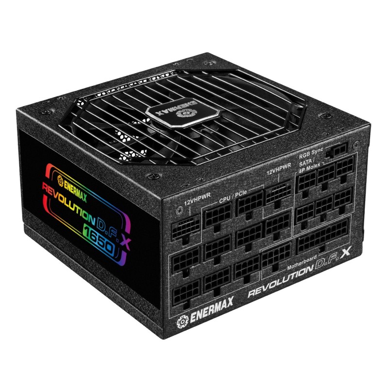 Comprar Fuente De Alimentación Enermax Revolution Dfx 1650w, Blanca, Conector Gpu 3x 12 Pines, 7x Pcie, Gestión De Cables, 1650 