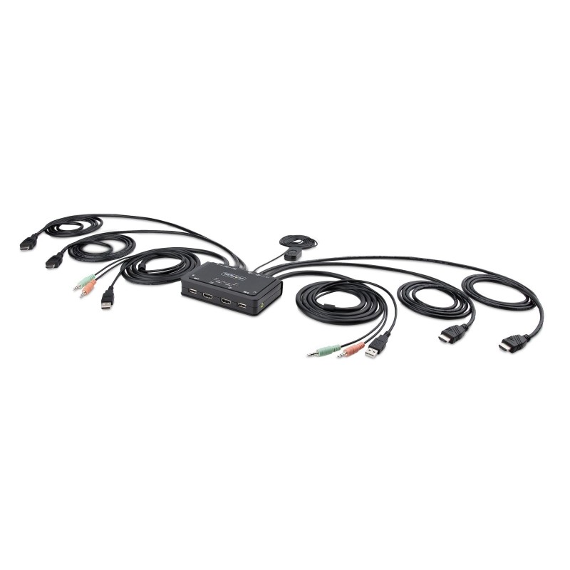 Comprar Startech Switch Kvm De Cable Hdmi Cpnt De 2 Puertos 4k 60hz - Ganga Electrónica