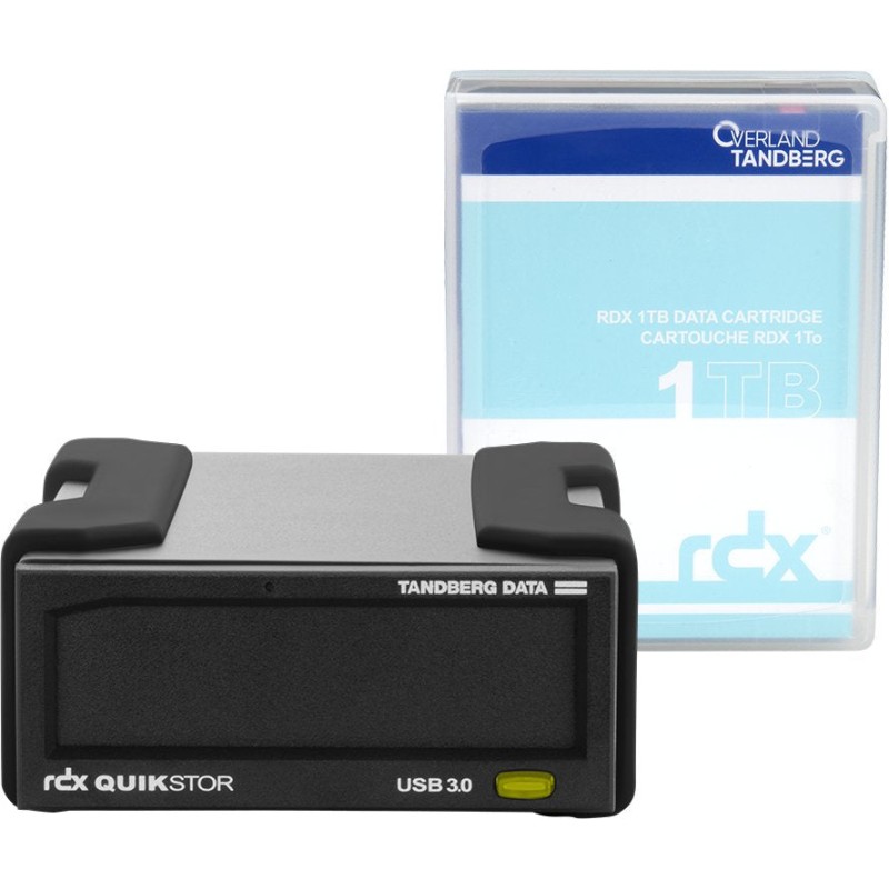 Comprar Tandberg Rdx Quikstor Externo De 3,5", Unidad Rdx (Negro, Incluye Rdx De 1 Tb - Ganga Electrónica