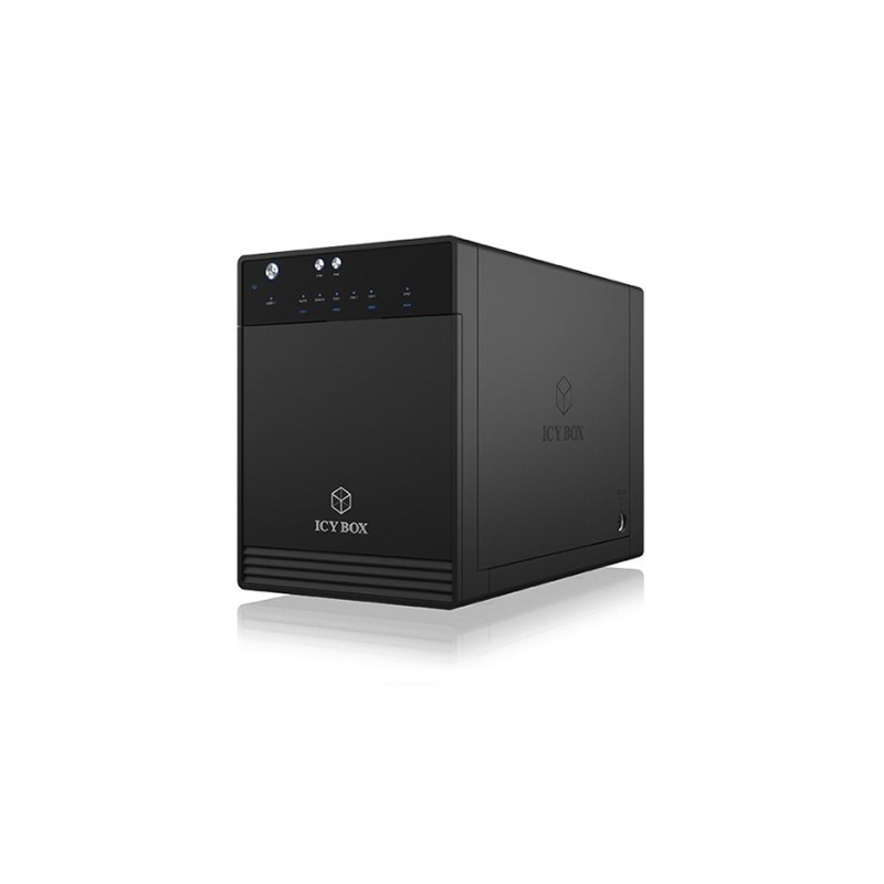 Comprar Carcasa Icy box Ib-3740-C31 De Disco Duro/Ssd Negro 2.5/3.5", Caja De Unidades Negro, Carcasa De Disco Duro/Ssd, 2.5/3.5
