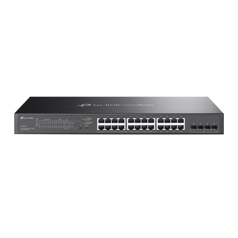 Comprar Switch Semigestionable Poe+ Tp-link Sg2428lp 28p De Los Cuales 16p Giga Poe+ 8p Giga + 4p Slot Giga Sfp Soporta 150w - G