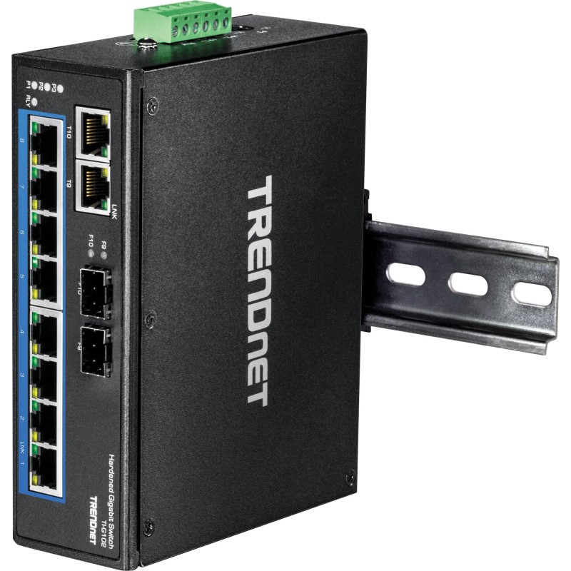 Comprar Trendnet Ti-G102 Switch Gigabit Ethernet (10/100/1000) Negro - Ganga Electrónica