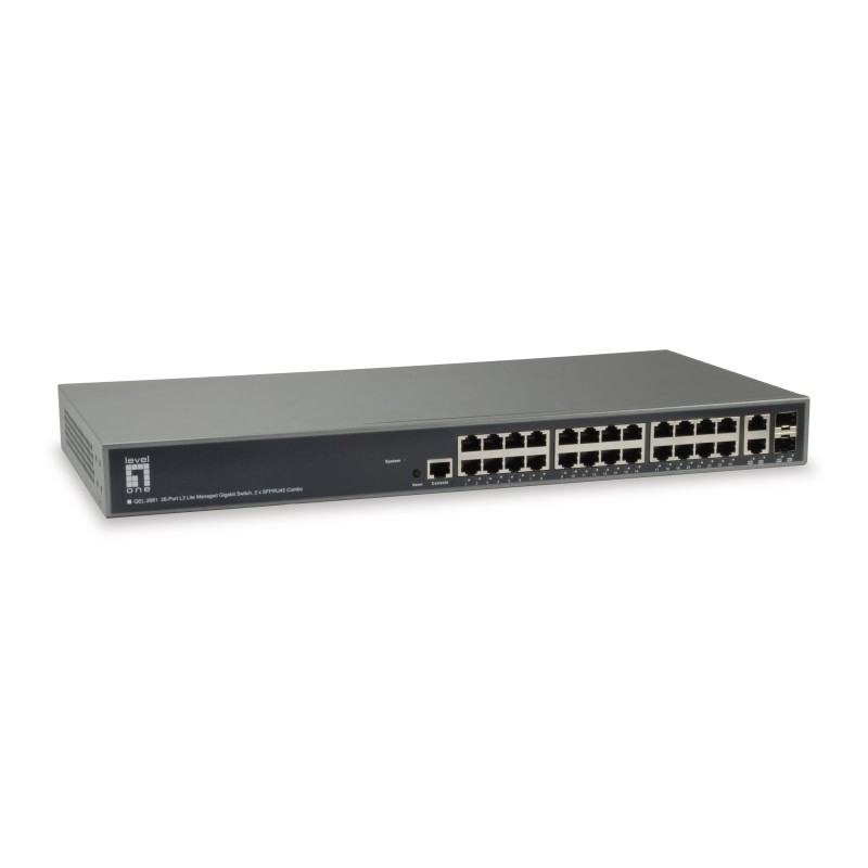 Comprar Levelone Switch 26x Ge Gel-2681 2xgsfp 19" - Ganga Electrónica