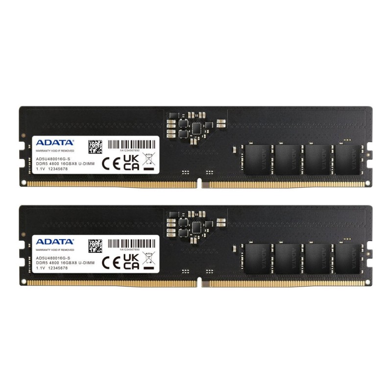 Comprar Memoria Adata Ddr5 4800 32gb K2 2x16gb, 1.1v Ad5u480016g-Dt - Ganga Electrónica