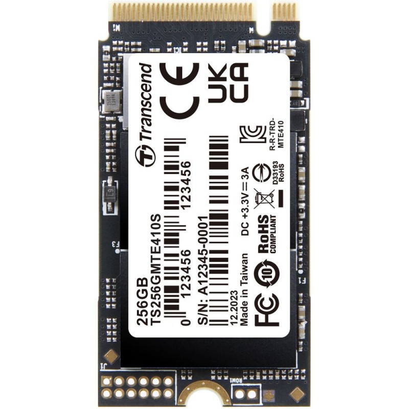 Comprar Transcend 256gb M.2 2242 Pcie Gen4x4 Nvme 3d Tlc Dram-Less - Ganga Electrónica