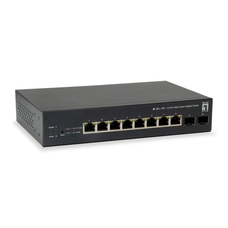 Comprar Levelone Gep-1051 Gestionado L2/L3/L4 Gigabit Ethernet (10/100/1000) Negro Energía Sobre Ethernet (Poe) - Ganga Electrón