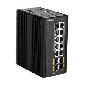 Comprar D-Link Switch Gigabit Ethernet Industrial Gestionable, 14 Puertos L2, 10 X 10/100/1000baset(X) Ports (8 Poe) + 4 X - Gan