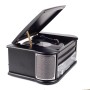 Comprar Tocadiscos Denver Mrd-51 Black, Automático, Negro, Madera, 33 1/3,45,78 Rpm, Giratorio, Dab,Fm - Ganga Electrónica