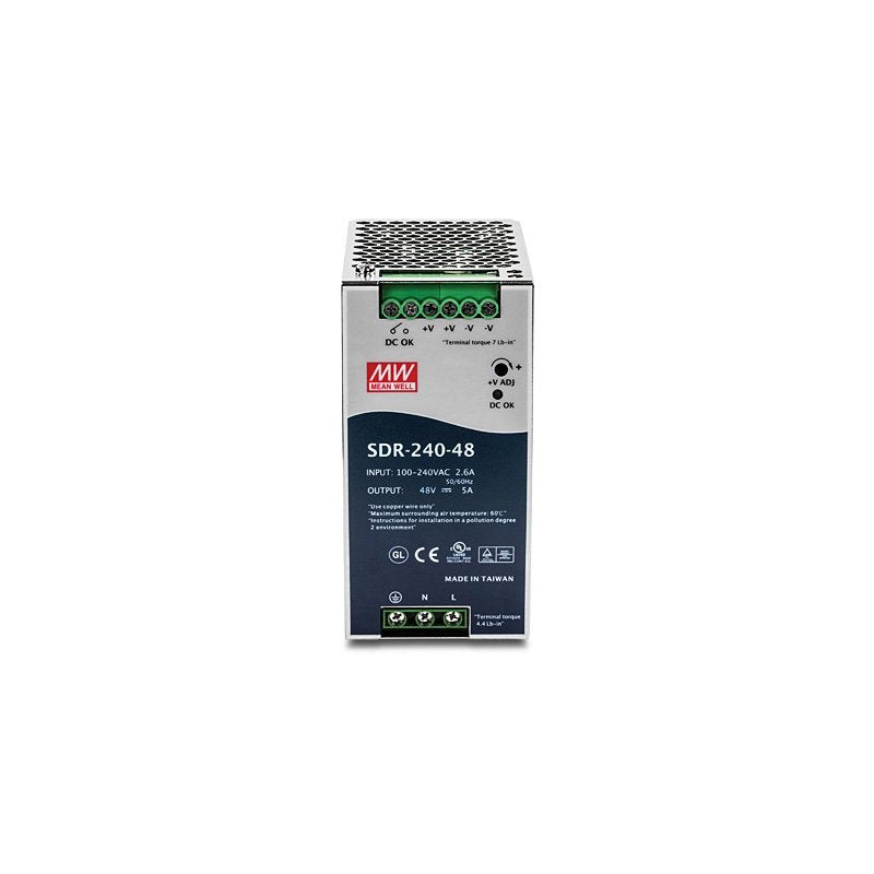 Comprar Fuente De Alimentación De Carril Din 48v 240w De Trendnet Para Ti-Pg80 - Ganga Electrónica