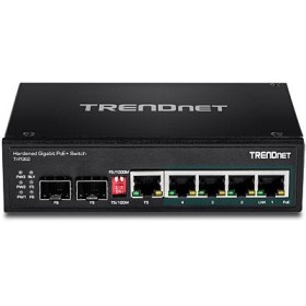 Comprar Trendnet Ti-Pg62 Switch No Administrado Gigabit Ethernet (10/100/1000) Negro Energía Sobre Ethernet (Poe) - Ganga Electr
