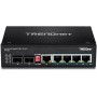 Comprar Trendnet Ti-Pg62 Switch No Administrado Gigabit Ethernet (10/100/1000) Negro Energía Sobre Ethernet (Poe) - Ganga Electr