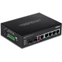 Comprar Trendnet Ti-Pg62 Switch No Administrado Gigabit Ethernet (10/100/1000) Negro Energía Sobre Ethernet (Poe) - Ganga Electr