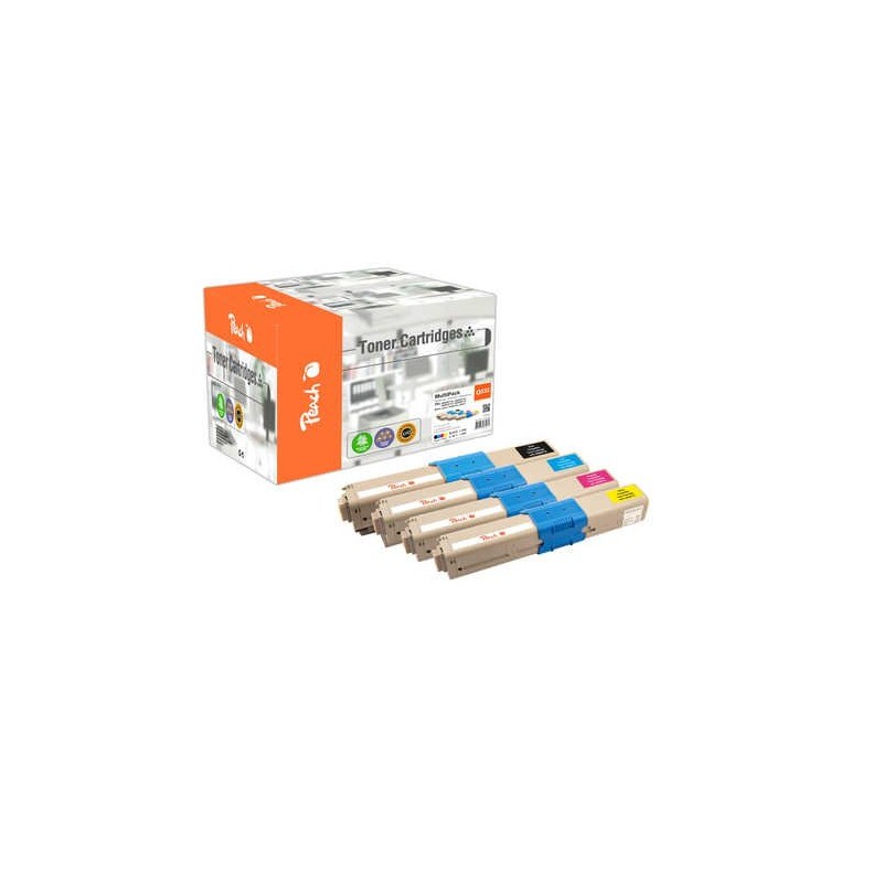 Comprar Tóner Peach Oki C332-Series Multipack Bk,C,M,Y Remanufacturado - Ganga Electrónica