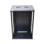 Comprar Armario Pared Extralink 19, 18U 600MM, Vidrio, Negro - Ganga Electrónica