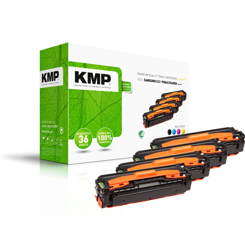 Comprar Kmp Toner Samsung Clt-P504c Els-Su400a Multipack C Y M B Compatible - Ganga Electrónica