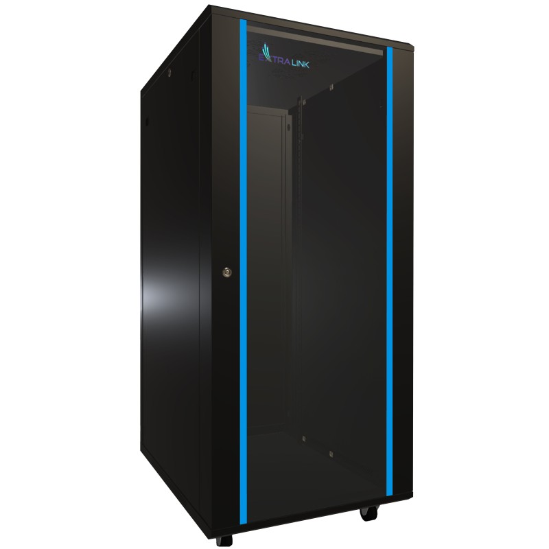 Comprar Armario Rack De Pie Extralink 27u 600x800 Negro - Ganga Electrónica