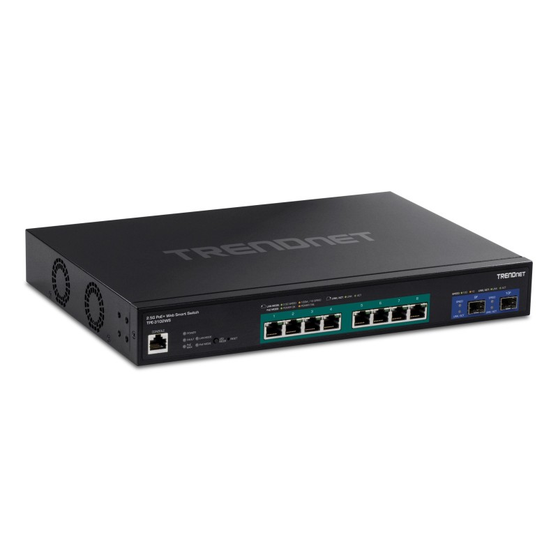 Comprar Trendnet 10-Port 2,5g Web Smart Poe+ Switch W.10g Sfp+ Slots - Ganga Electrónica