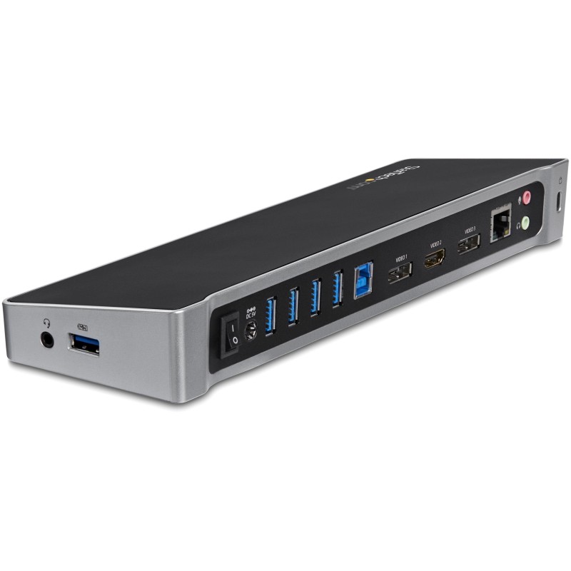 Comprar Docking Startech.Com Station Usb 3.0 2x Displayport Y Hdmi 4k Para 3 Monitores - Hub 5x Usb-A (1x Fast Charge) - Audio D