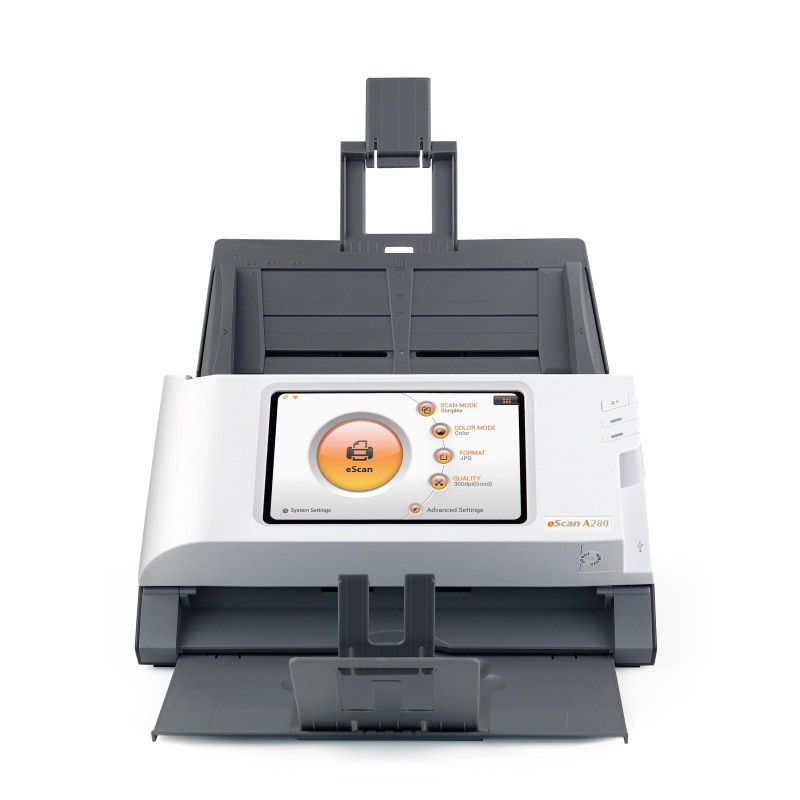 Comprar Plustek Escan A280 Essential 600 X 600 Dpi Escáner Con Alimentador Automático De Documentos (Adf) Negro, Blanco A4 - Gan