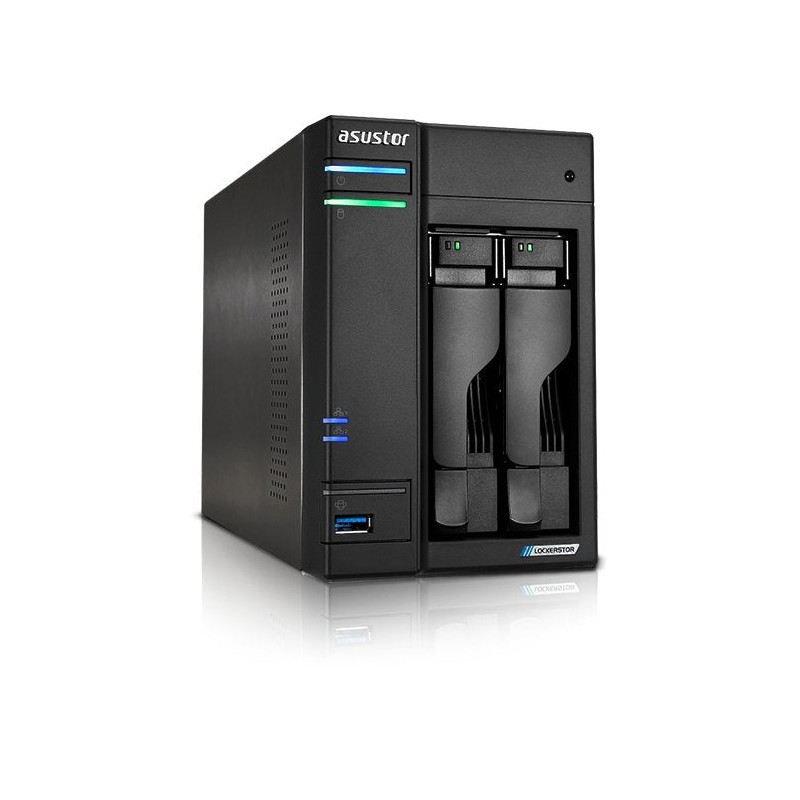Comprar Servidor Nas Asustor Lockerstor As6702t 2 Bahias 3.5 4 X M.2 Nvme Celeron N5105 Quad Jasper Lake 2.0ghz 4gb 2x2.5gbe Hdm
